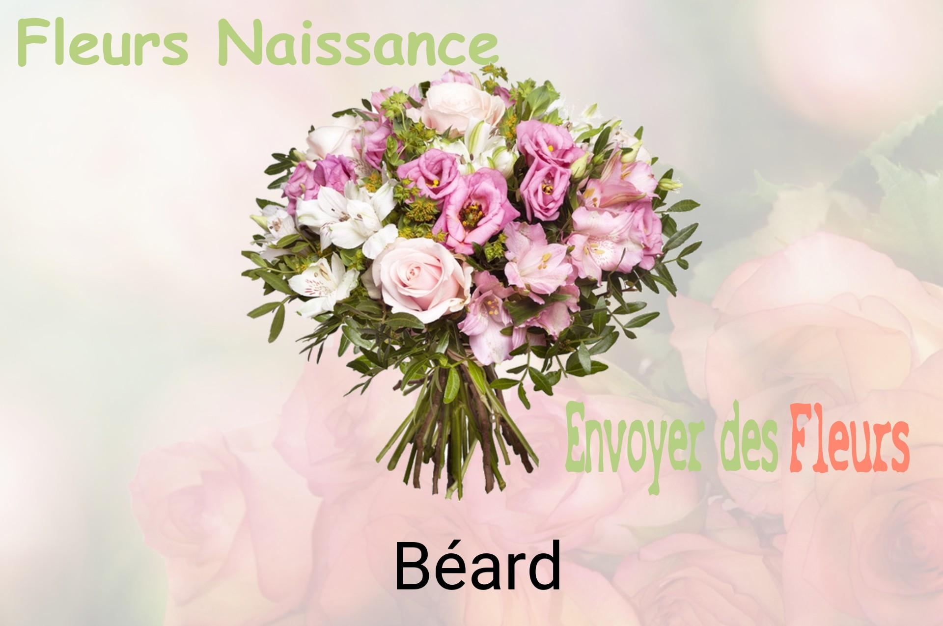 Bouquet de fleurs de naissance livré à Béard